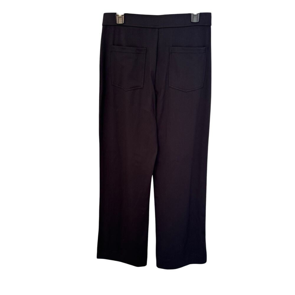 Halara Black High Waisted Wide Leg Button Fly Pocket Pants Womens L 31"x32" - Picture 4 of 6